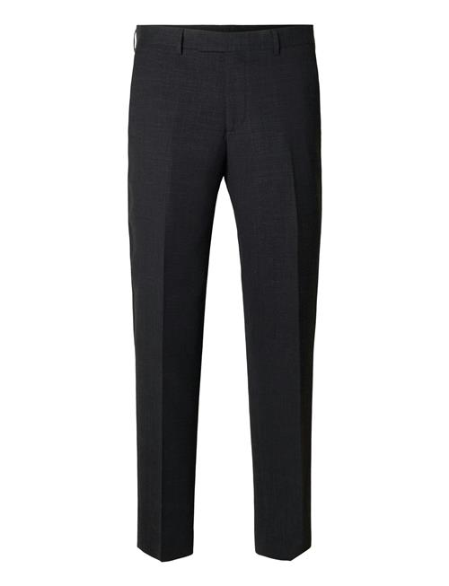 Slhslim-Oasis Linen Trs Noos Selected Black