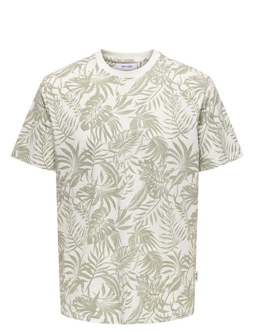 Onsperry Life Reg Leaf Aop Ss Tee Noos ONLY & SONS Green