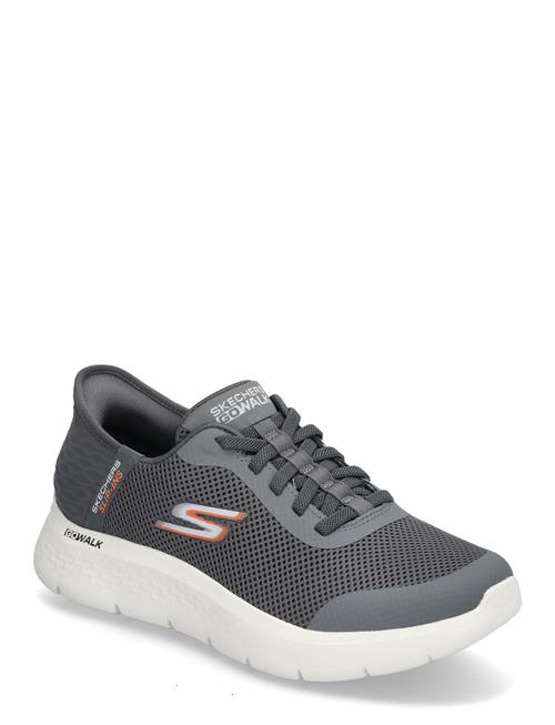 Mens Go Walk Flex Hands Up Skechers Grey