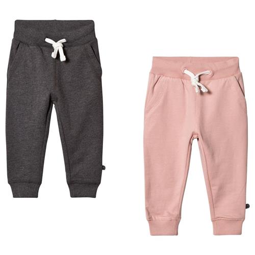 Minymo 2-pack Basic Joggingbukser Blusher | Lyserød | 86 cm