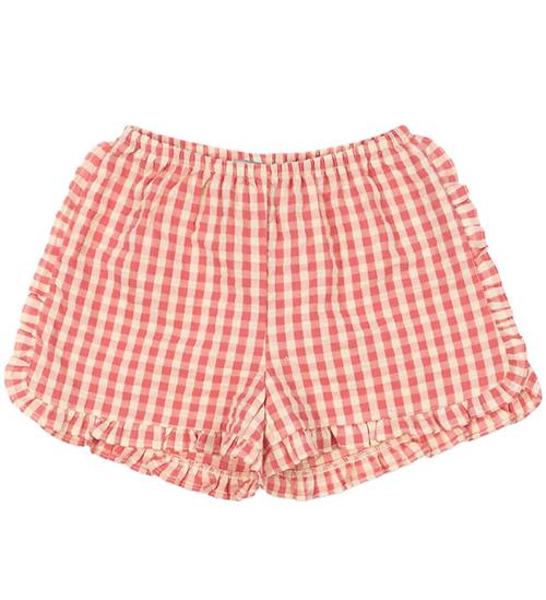 Konges Sløjd Shorts - Kim - Flamingo Plume Check