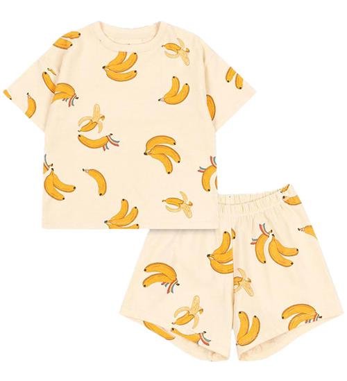 Konges Sløjd Shortssæt - Shorts/T-shirt - Lin - Go Bananas