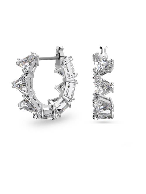 Swarovski Øreringe 'Matrix hoop earrings'  sølv