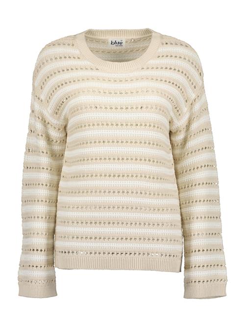 BLUE SEVEN Pullover  beige / hvid