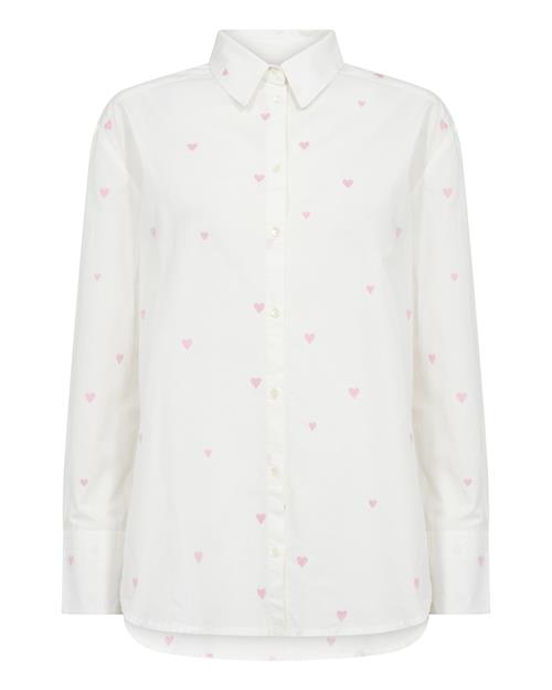 SAINT TROPEZ Bluse 'Dianne'  lyserød / hvid