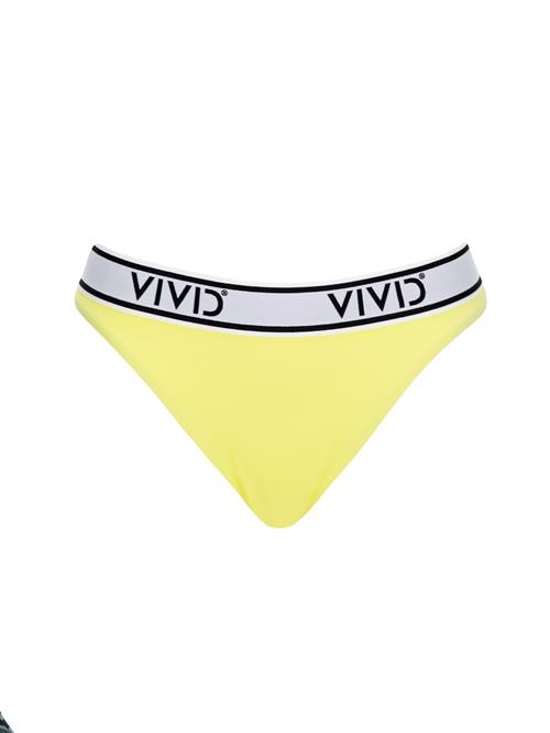 VIVID Bikinitrusse 'Mix&Match'  citron / sort / hvid