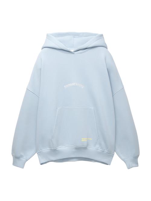 Pull&Bear Sweatshirt  lyseblå / offwhite