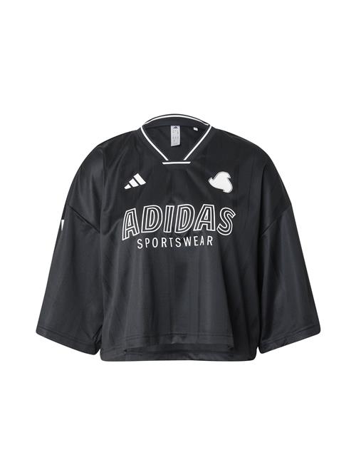 ADIDAS SPORTSWEAR Funktionsbluse 'TIRO'  sort / hvid