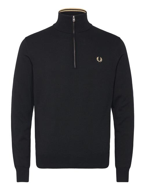 Classic Half Zip Jumper Fred Perry Black