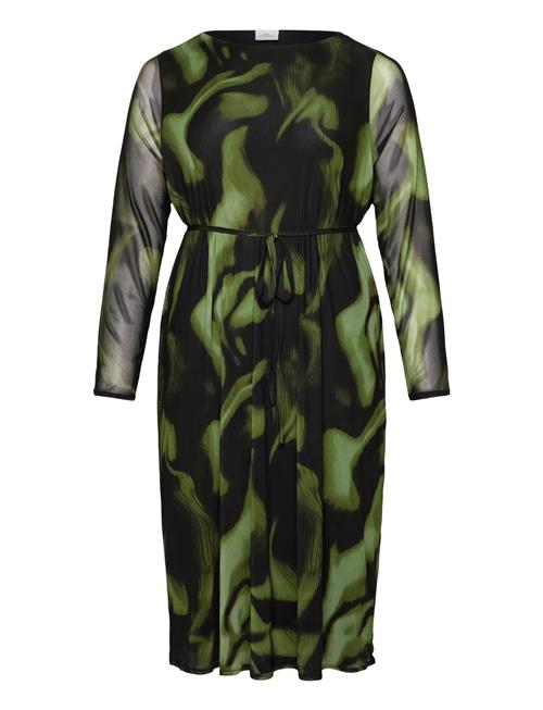 Carforest Life Ls Boatneck Blk Dress Jrs ONLY Carmakoma Green