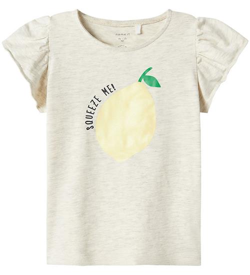 Se Name It T-shirt - NmfFollyglitter - Peyote Melange ved KidsWorld