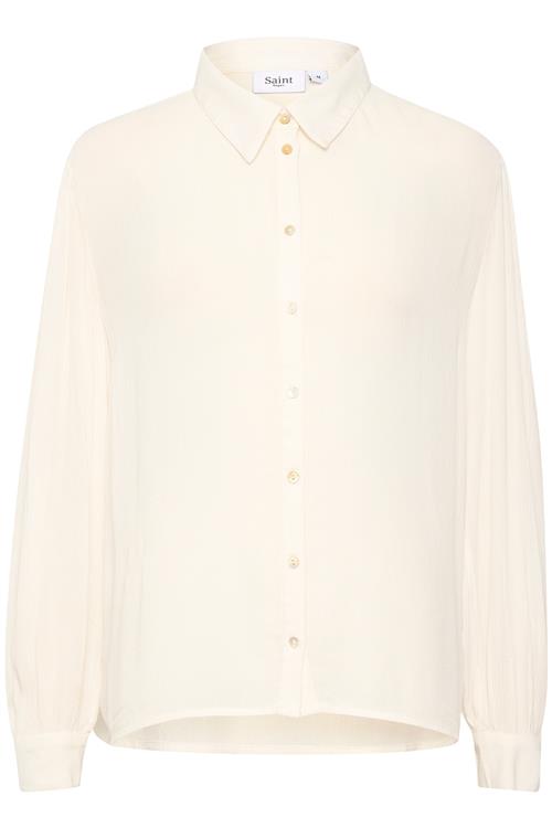 SAINT TROPEZ Bluse 'Alba'  hvid