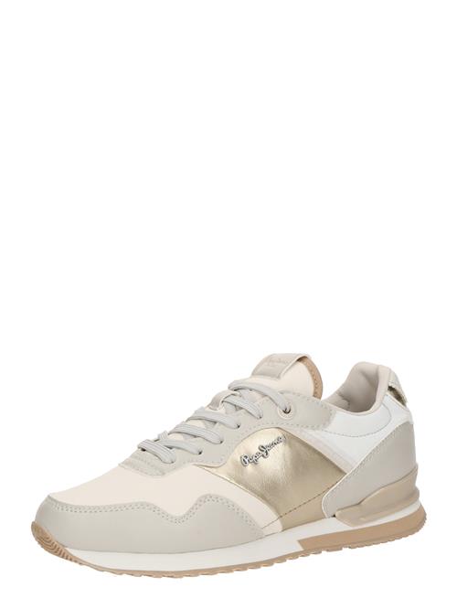 Pepe Jeans Sneaker low 'London Shine'  beige / guld / lysegrå