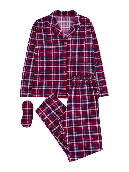 Trendyol Pyjamas  marin / lyserød / burgunder / hvid