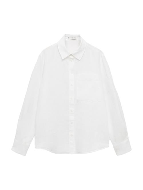 MANGO Bluse 'LINO'  offwhite