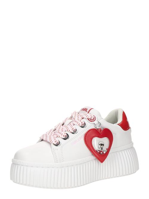 Se Karl Lagerfeld Sneaker low  rød / hvid ved About You