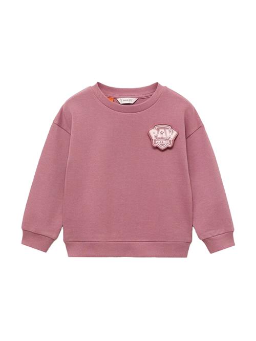 MANGO KIDS Sweatshirt 'PAWSKY'  lyselilla / orange / burgunder / hvid