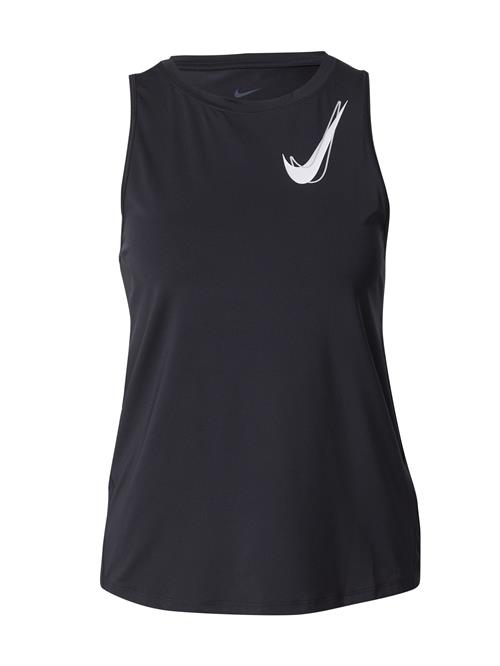 NIKE Sportsoverdel 'ONE SWSH'  sort / hvid