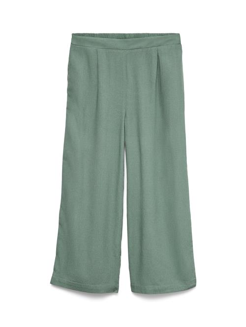 VERO MODA Bukser med lægfolder 'VMMymilo'  smaragd