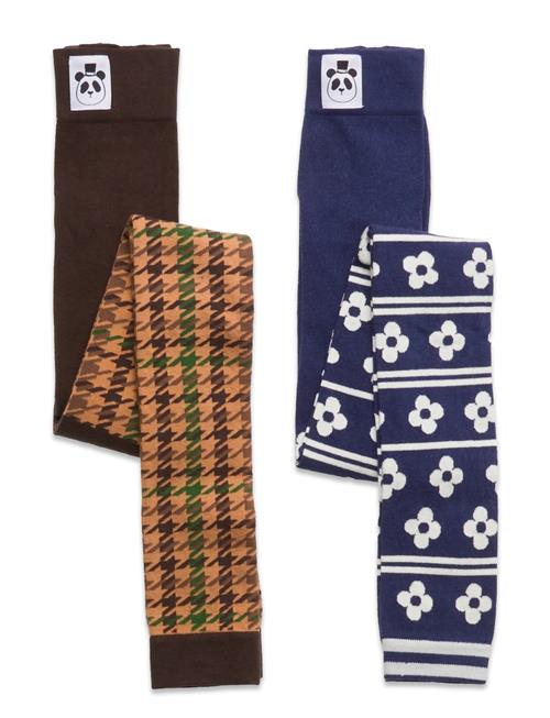 Flowers 2-Pack Leggings Mini Rodini Patterned