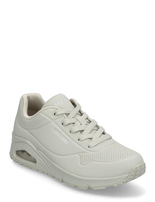 Womens Uno- Stand On Air Skechers White