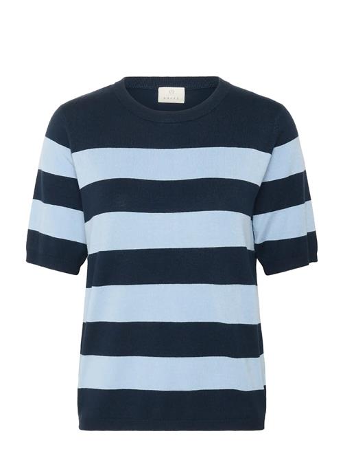 Kamala Striped Knit Kaffe Blue