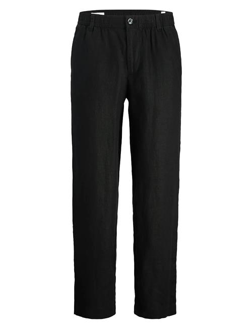 Jack & Jones Jpstkarl Jjlawrence Linen Chino Sn Jack & J S Black