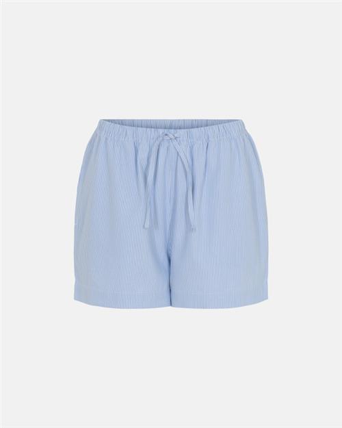 Pyjamas shorts | Bambusviskose | Blå/hvid strib