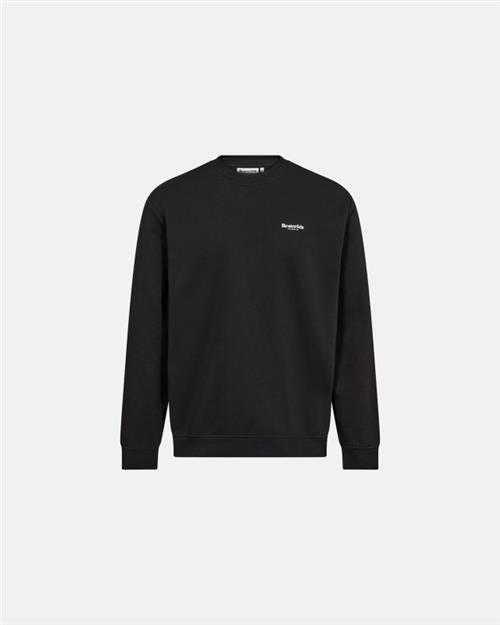 Sweatshirt m. logo | Bomuld | Sort