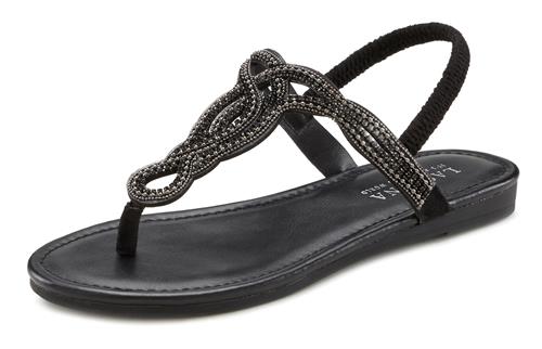 Se LASCANA Sandaler  sort ved About You