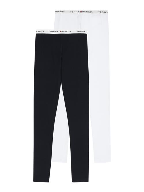 Se TOMMY HILFIGER Leggings  rød / sort / hvid ved About You