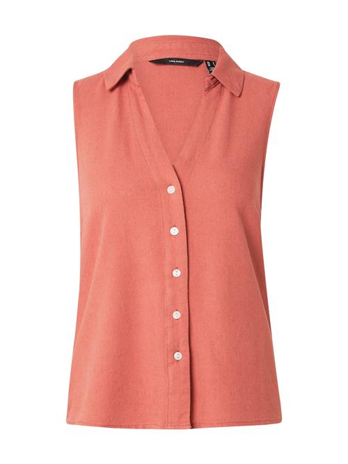 VERO MODA Bluse 'VMMYMILO'  mørkerød