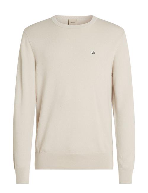 Micro Pique Structure Sweater Calvin Klein Beige