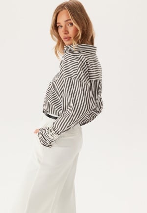 ONLY Onloregon Solo Shirt Bright White Stripes:EIFFEL TO XL