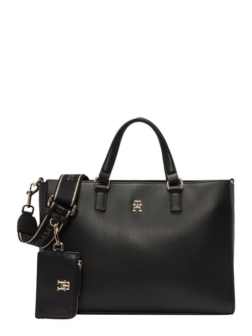 TOMMY HILFIGER Håndtaske 'JOY'  guld / sort