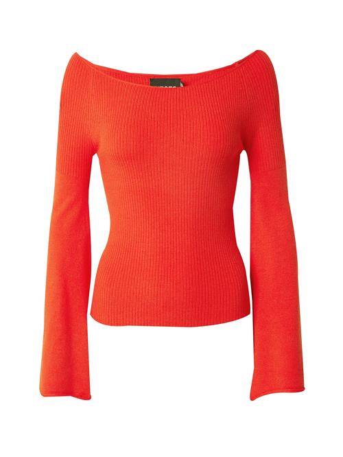 Se PIECES Pullover 'PCMAGGIE'  orangerød ved About You