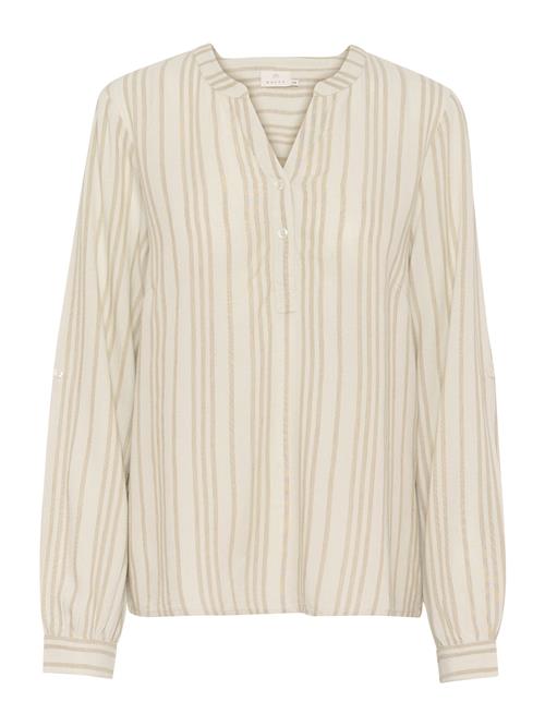 Se Kaffe Bluse 'KAMilia'  beige / uldhvid ved About You