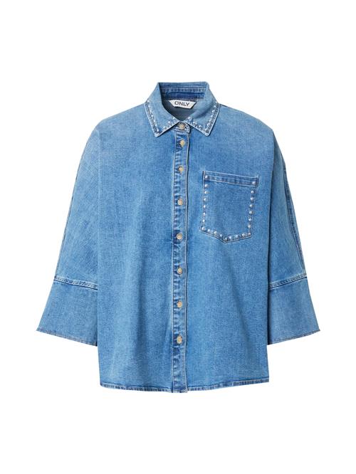 ONLY Bluse 'ONLGRACE'  blue denim