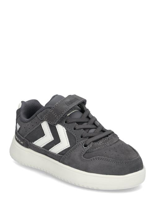 St. Power Play Suede Jr Hummel Grey