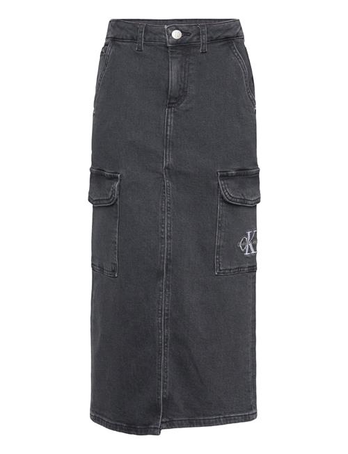 Maxi Denim Skirt Calvin Klein Black