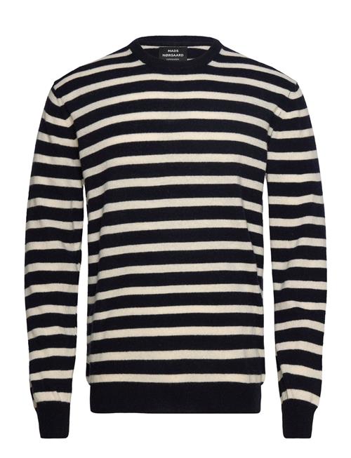 Eco Wool Karsten Stripe Knit Mads Nørgaard Navy