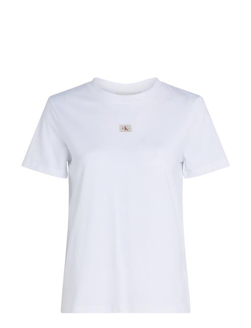 Woven Label Regular Jersey Tee Calvin Klein Jeans White