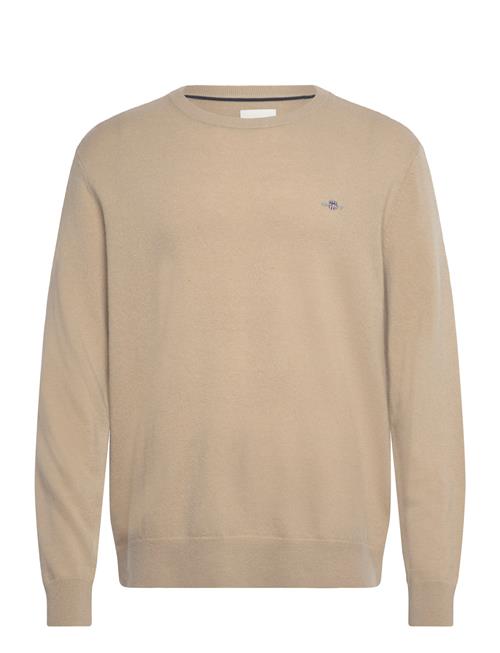 Extrafine Lambswool C-Neck A/S GANT Beige