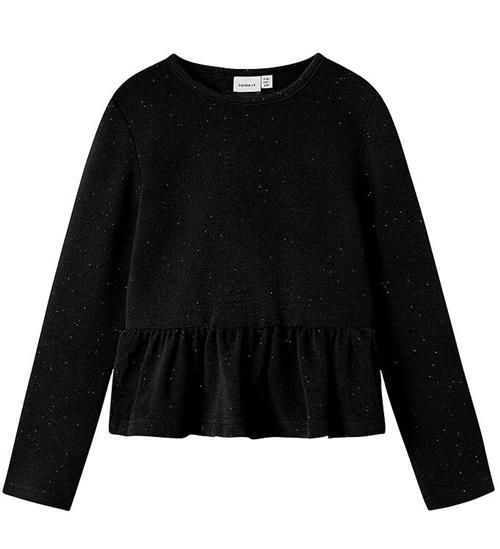 Se Name It Bluse - Cropped -NkfRoka - Black ved KidsWorld