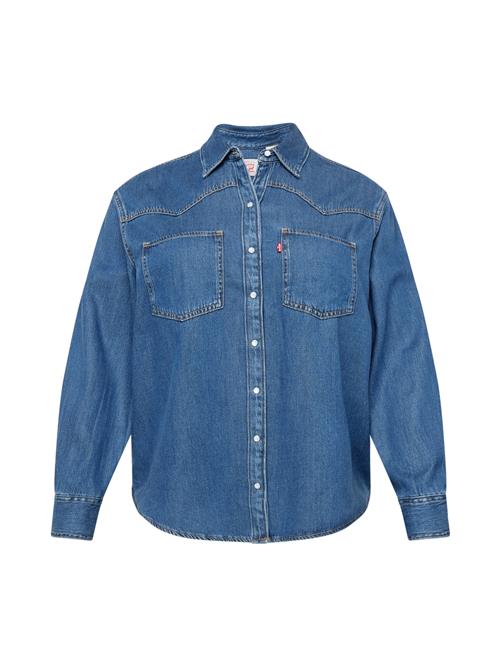 Se Levi's® Plus Bluse 'Teodora Western Shirt '  mørkeblå ved About You