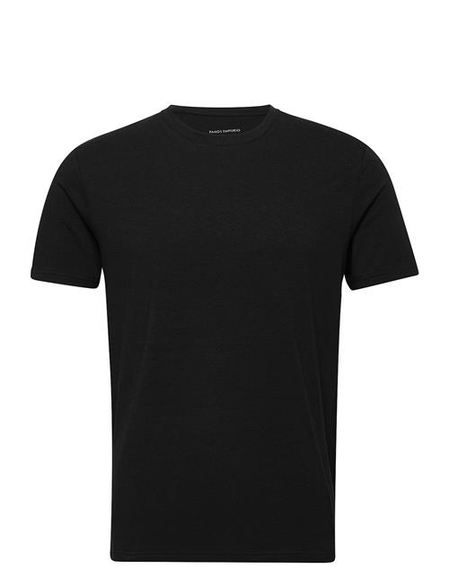 Bamboo/Cotton Crew Tee Panos Emporio Black