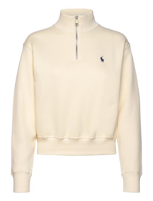 Fleece Quarter-Zip Polo Ralph Lauren Cream