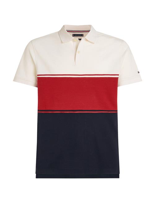 Colorblock Reg Polo Tommy Hilfiger Cream