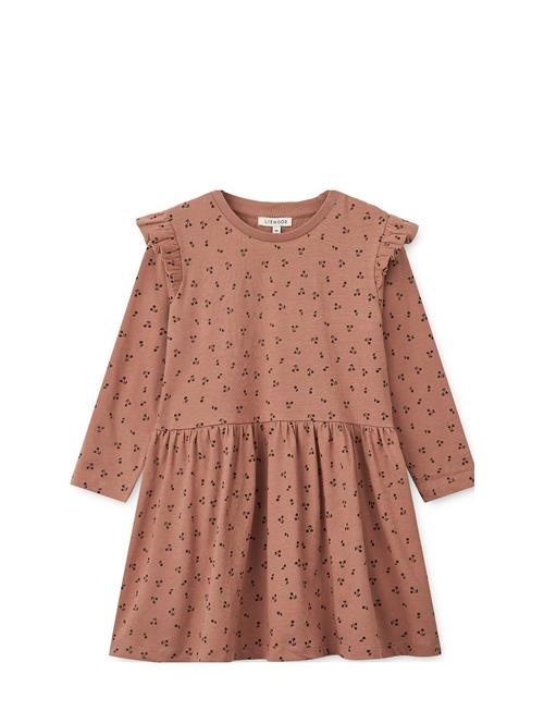 Lima Printed Frill Longsleeve Dress Liewood Pink