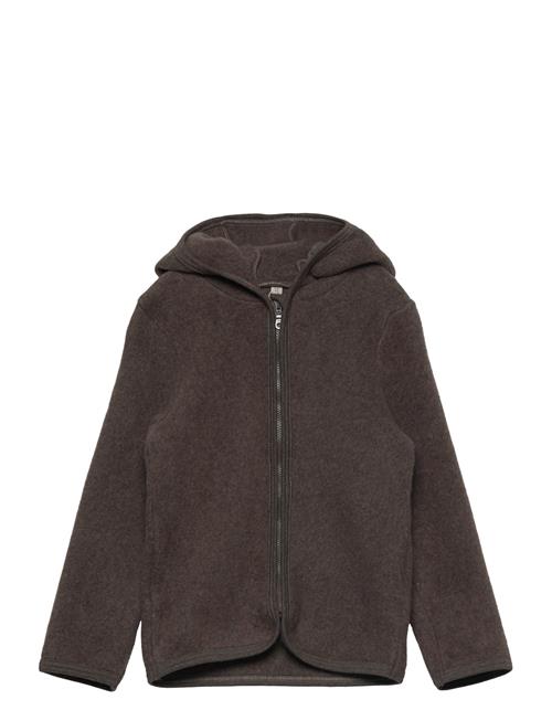 Jacket Ears Cotton Fleece Huttelihut Brown